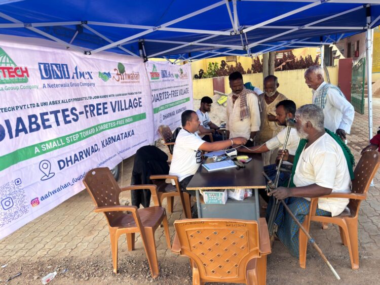 Aahwahan Foundation Launches ‘Diabetic-Free Village’ Initiative in Dharwad
