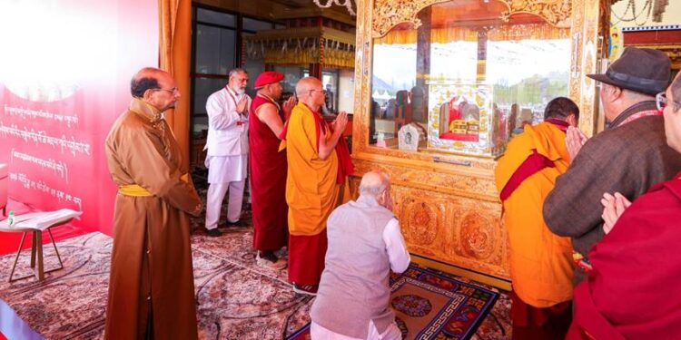 Buddha’s Sacred Relics Return to Ladakh After 75 Years, Amit Shah Calls It a ‘Historic Reunion’