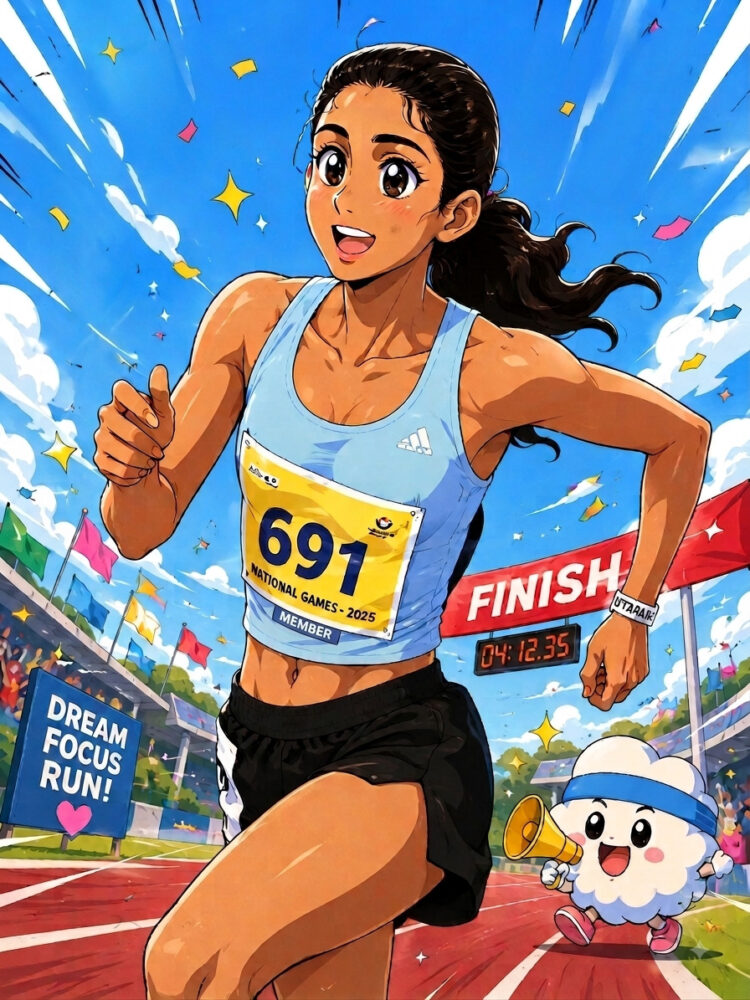Ankita Dhyani Achieves Personal Best in 1500m Event in the United States