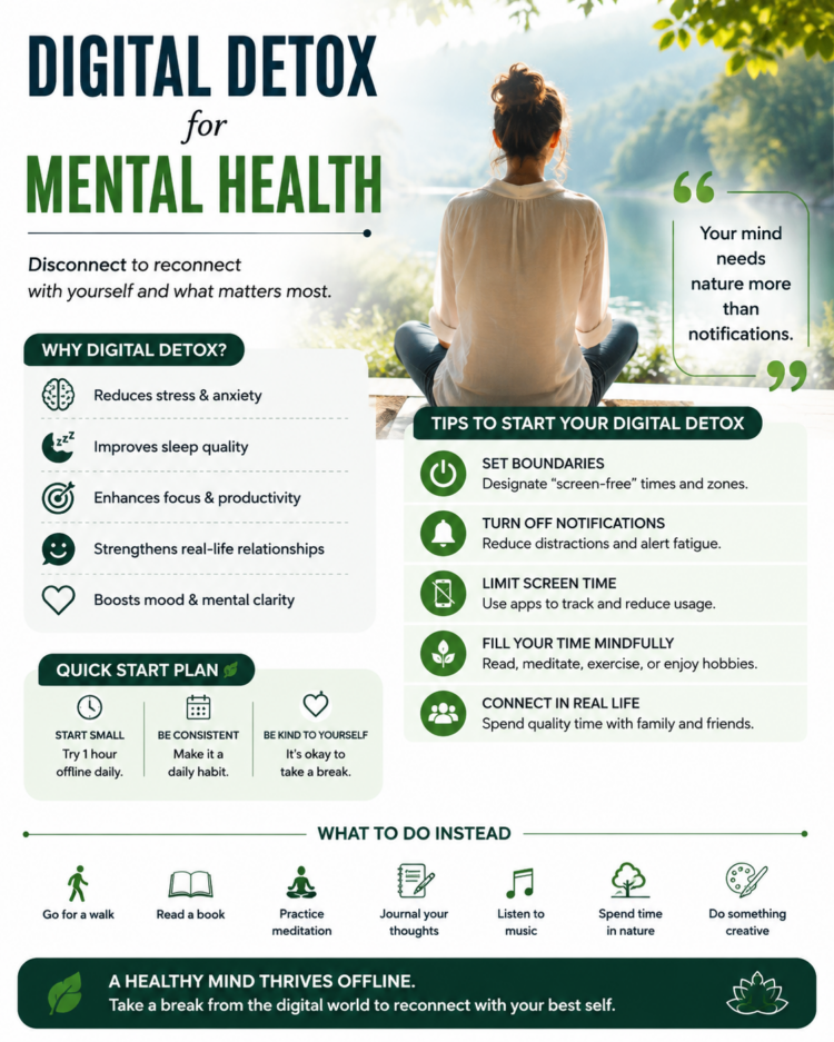 Digital Detox for mental health
