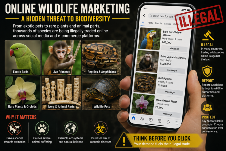 Online wildlife trade is turning the internet into a marketplace for biodiversity